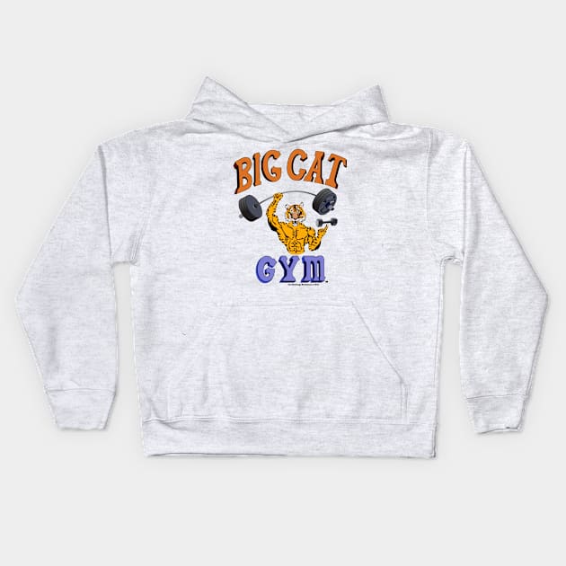 Big Cat Tiger Kids Hoodie by BigCatGymSportswear